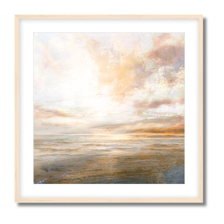 Soleil Square Fine Art Paper Print