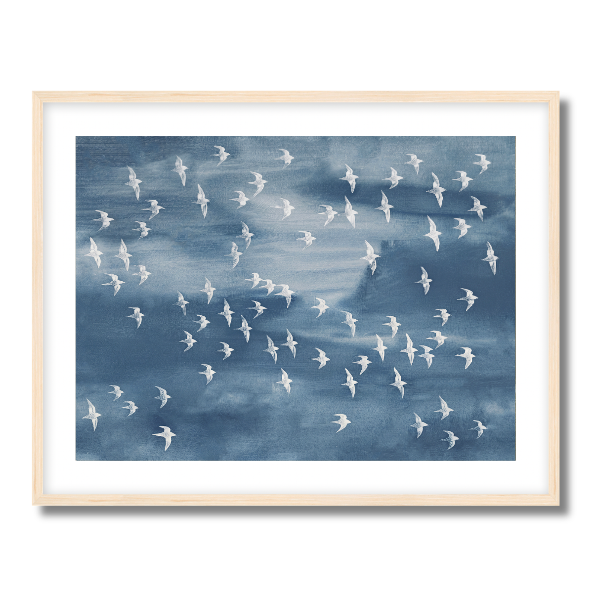 Flock of Birds Fine Art Paper Print