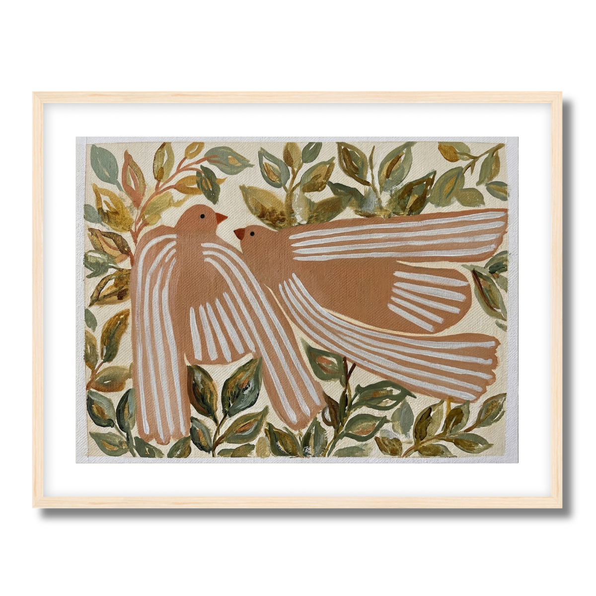 Turtledove Grove Fine Art Paper Print
