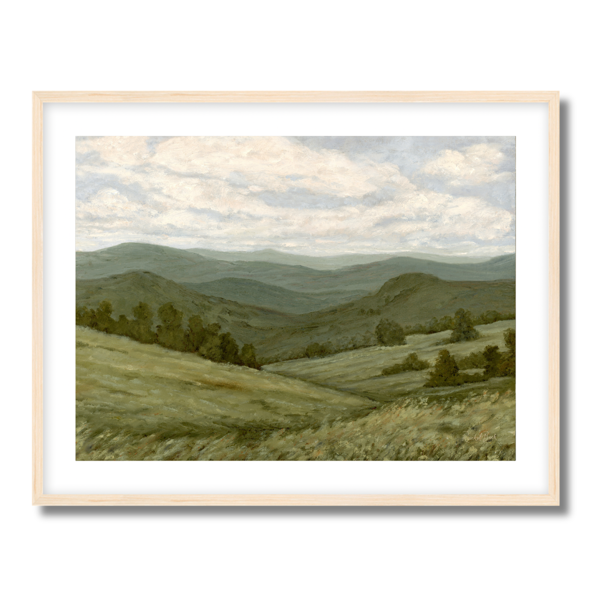 Smoky Overlook Fine Art Paper Print