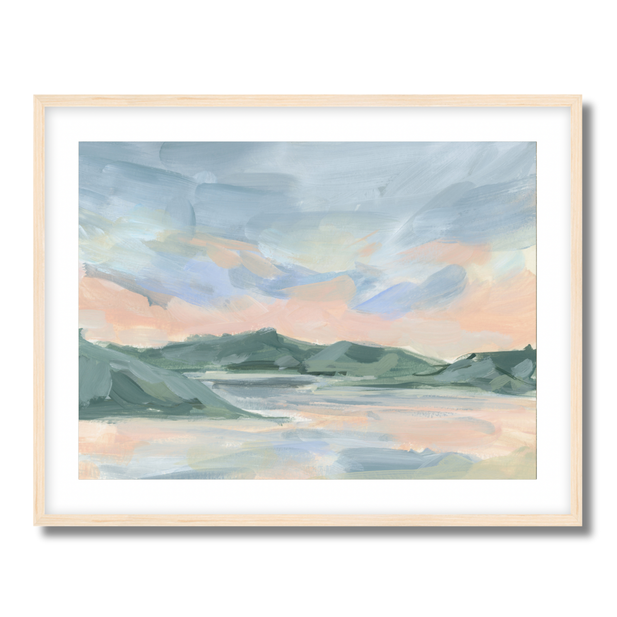 Over the Mountains Fine Art Paper Print