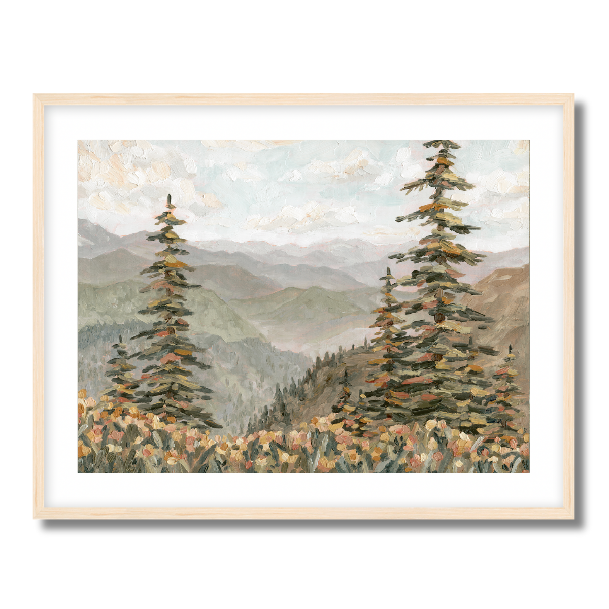 Rainbow Ridge Fine Art Paper Print