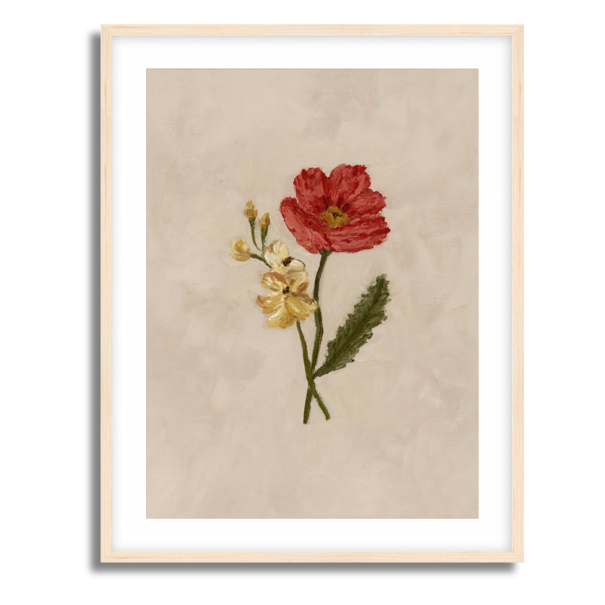 August Birth Flower Fine Art Paper Print