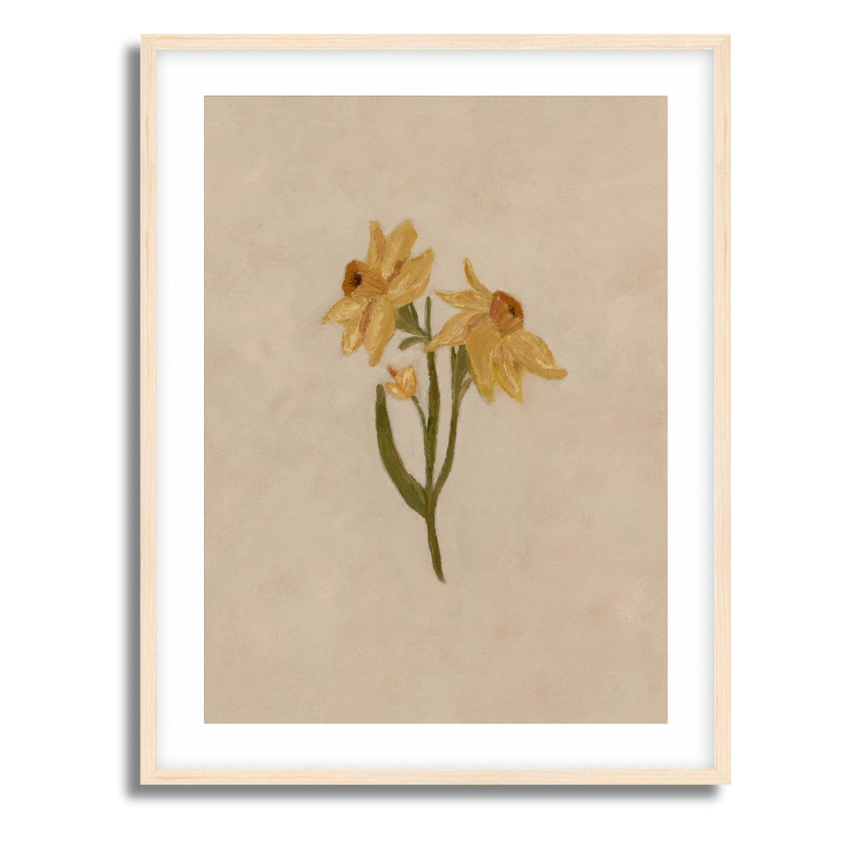 March Birth Flower Fine Art Paper Print