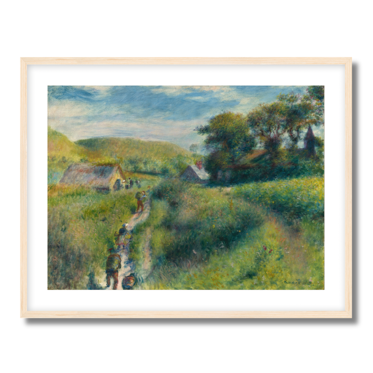 The Mussel Harvest by Auguste Renoir 1879 Fine Art Paper Print