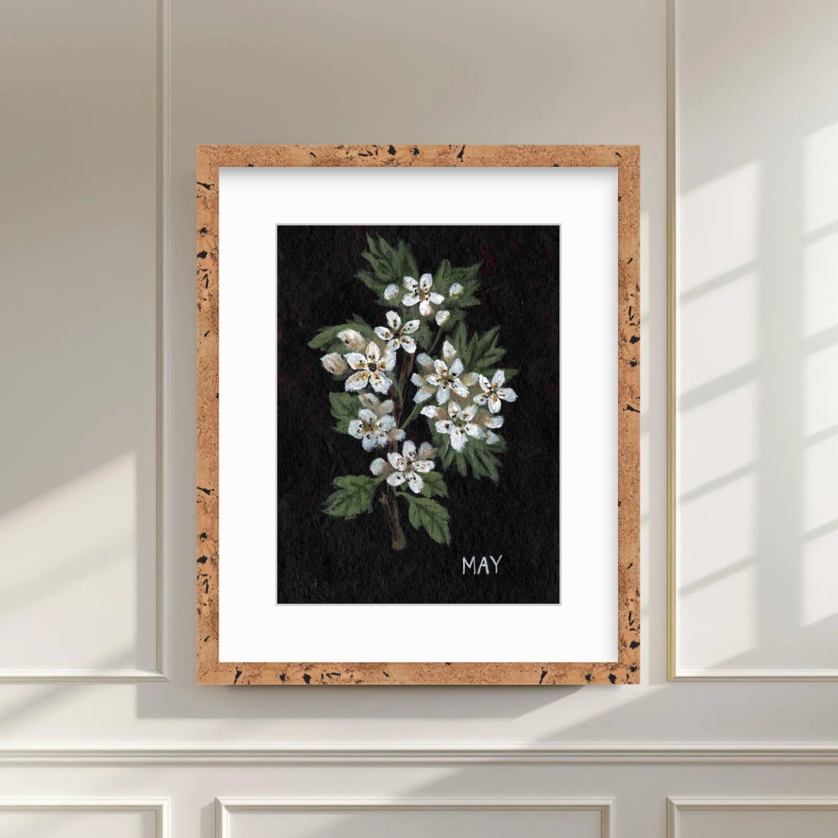 We Remember May Birth Flower Premium Fine Art Paper Print