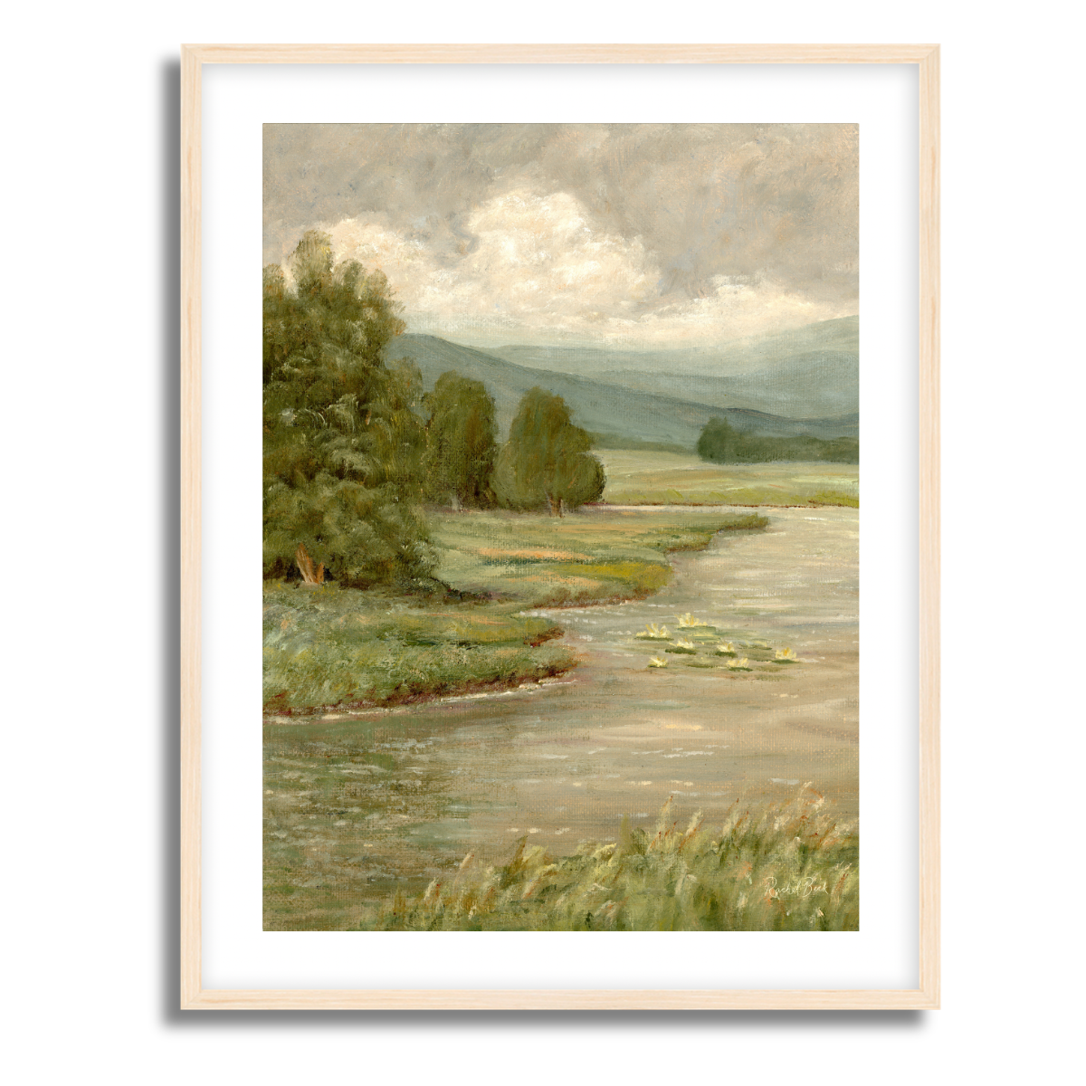 River Valley Fine Art Paper Print