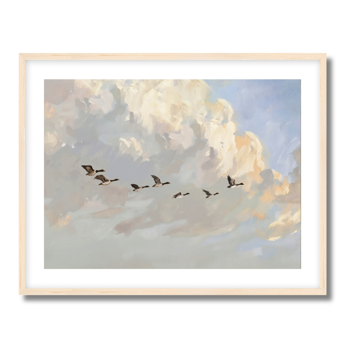 Flying Birds Fine Art Paper Print