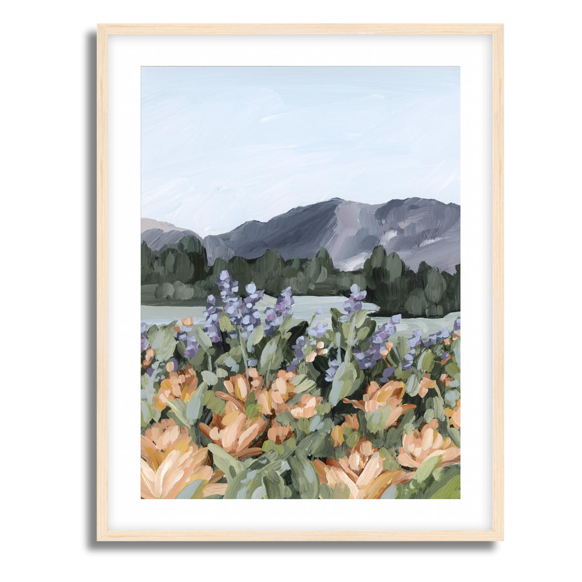 Rocky Mountain Summer Fine Art Paper Print