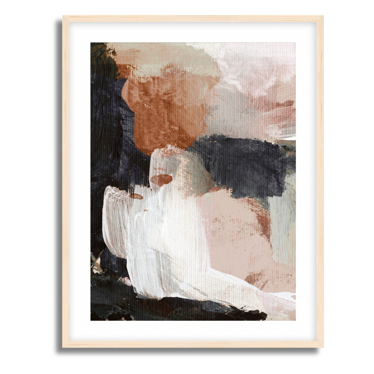 Earthly Abstract Fine Art Paper Print