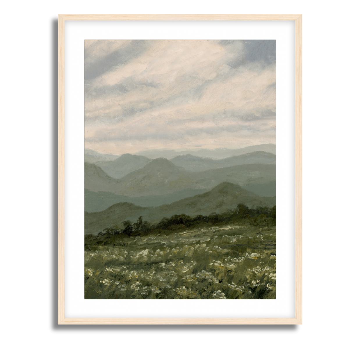 Smoky Mountains No 4 Fine Art Paper Print