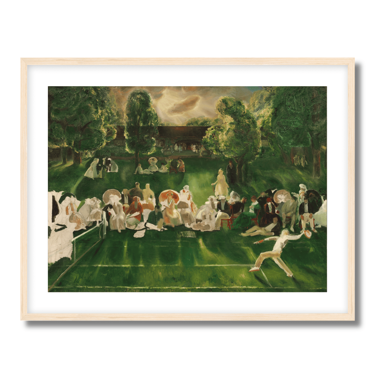 Tennis Tournament by George Bellows 1920 Fine Art Paper Print