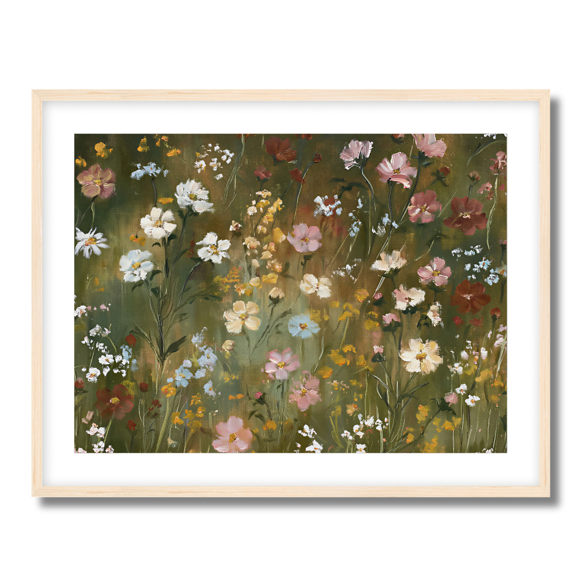 Wildflower Field Fine Art Paper Print