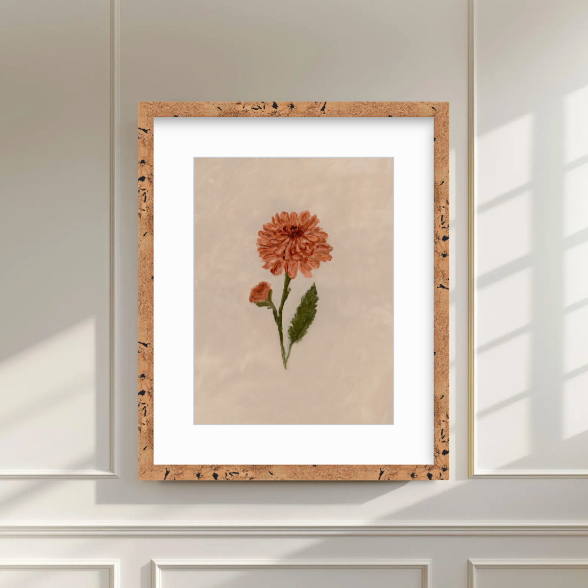November Birth Flower Premium Fine Art Paper Print