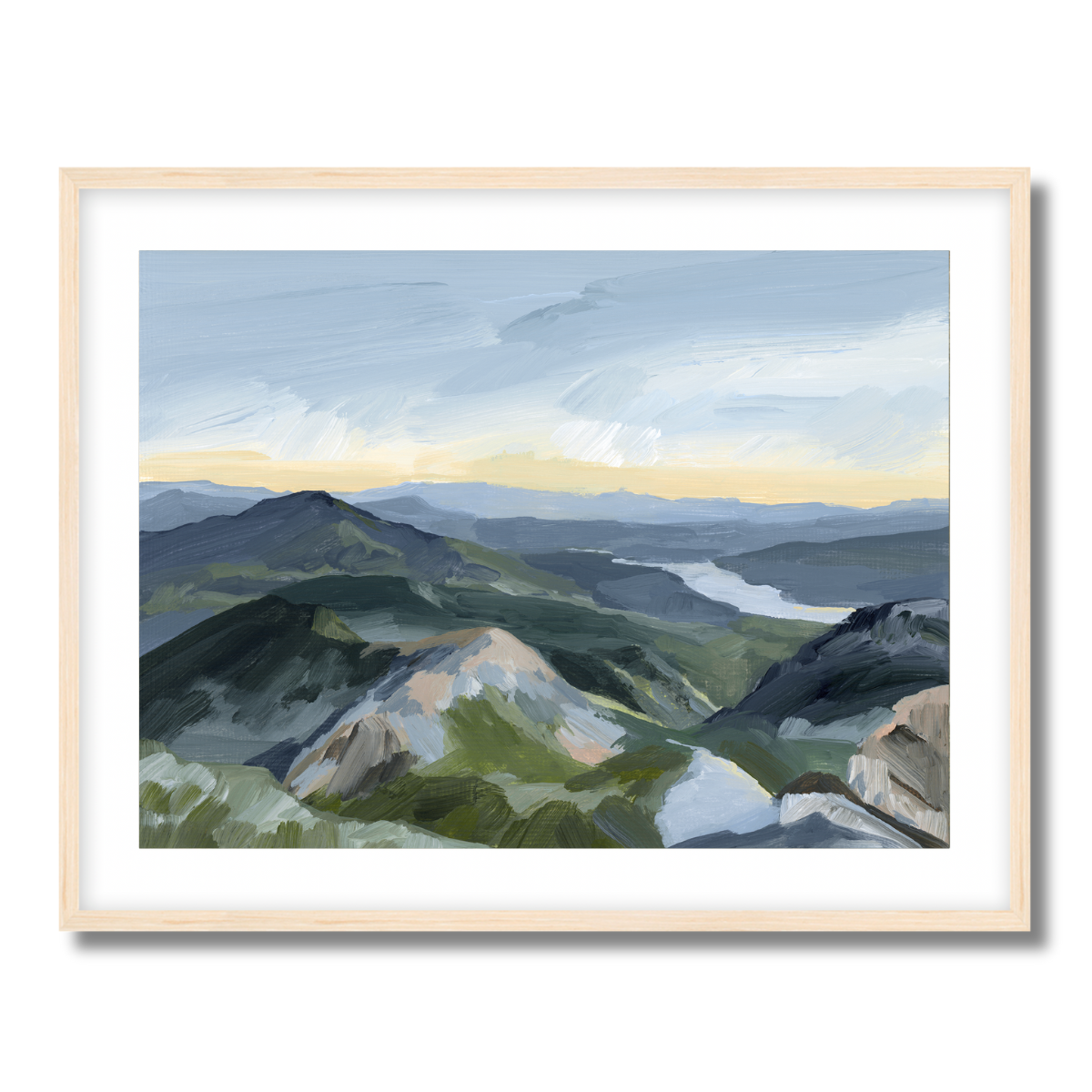 Peaks and Valleys Fine Art Paper Print