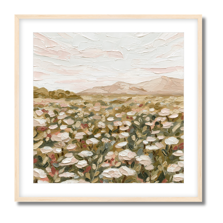 Summer Sway Square Fine Art Paper Print