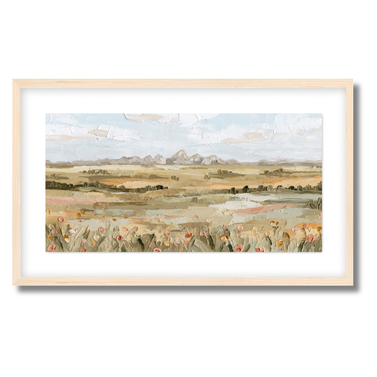 Grand Tetons Panorama Fine Art Paper Print