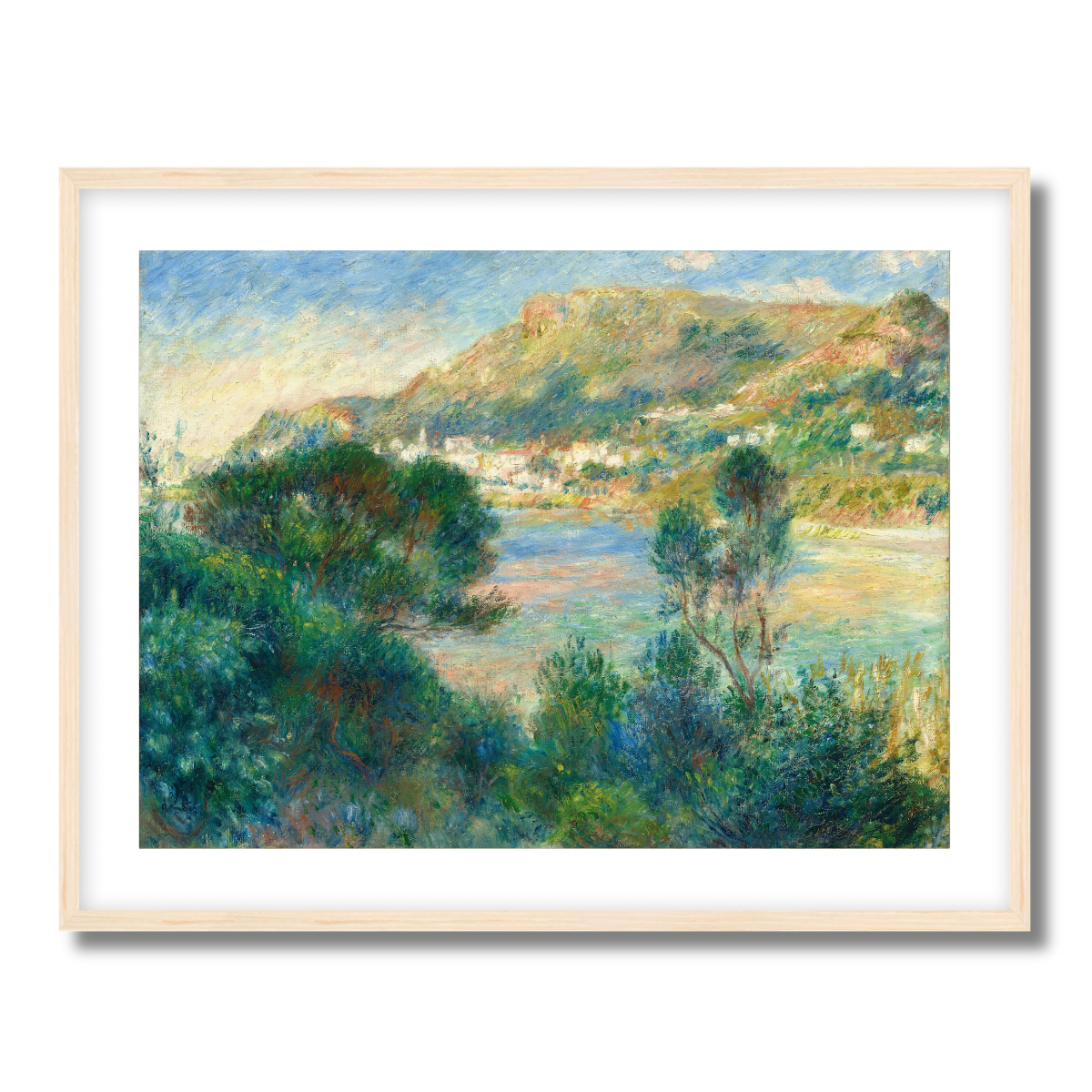 View of Monte Carlo From Cap Martin by Auguste Renoir 1884 Fine Art Paper Print