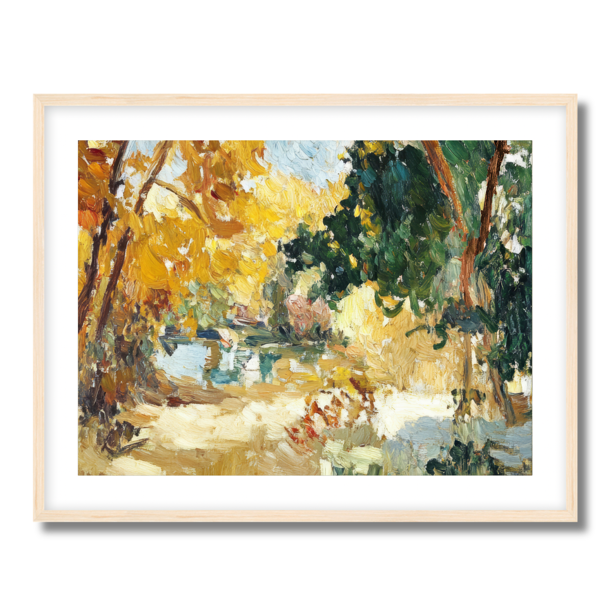 Abstract Yellow Fine Art Paper Print