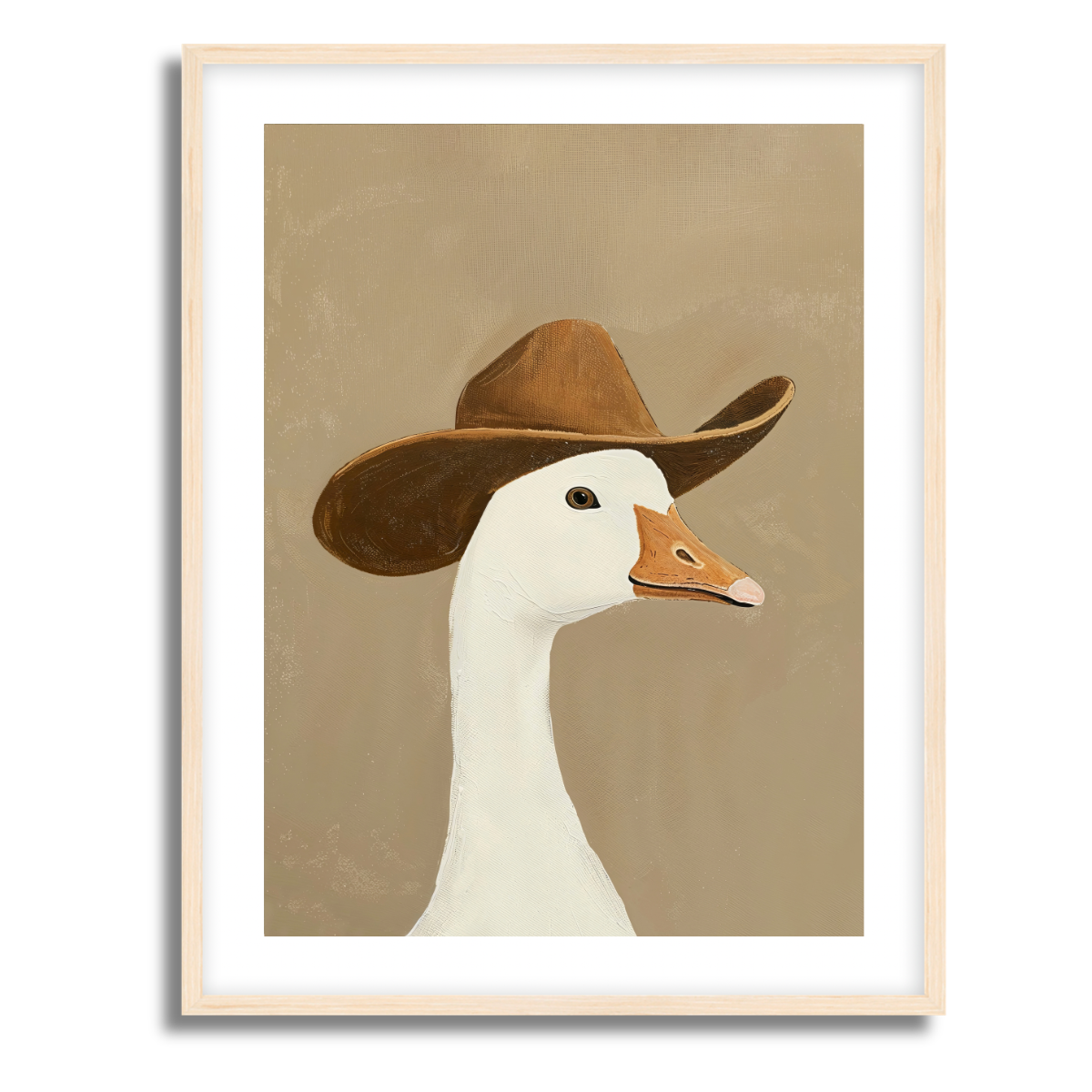 Silly Cowboy Fine Art Paper Print