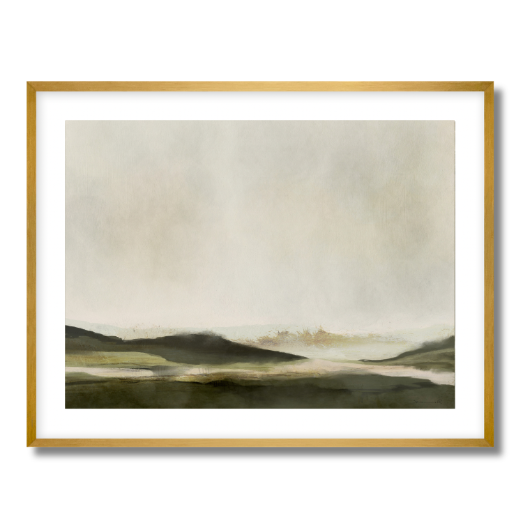 Morning Walk Fine Art Paper Print