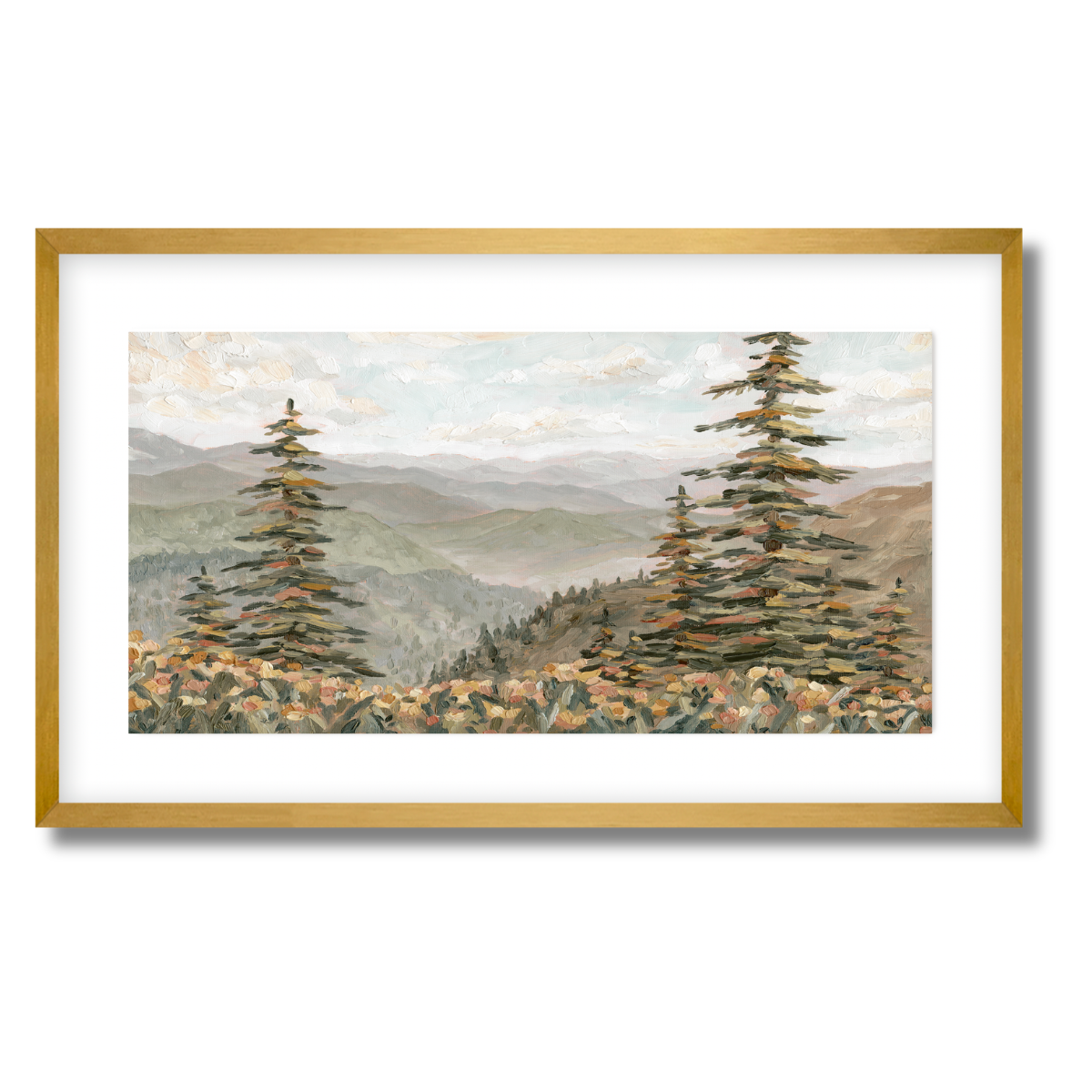 Rainbow Ridge Panorama Fine Art Paper Print