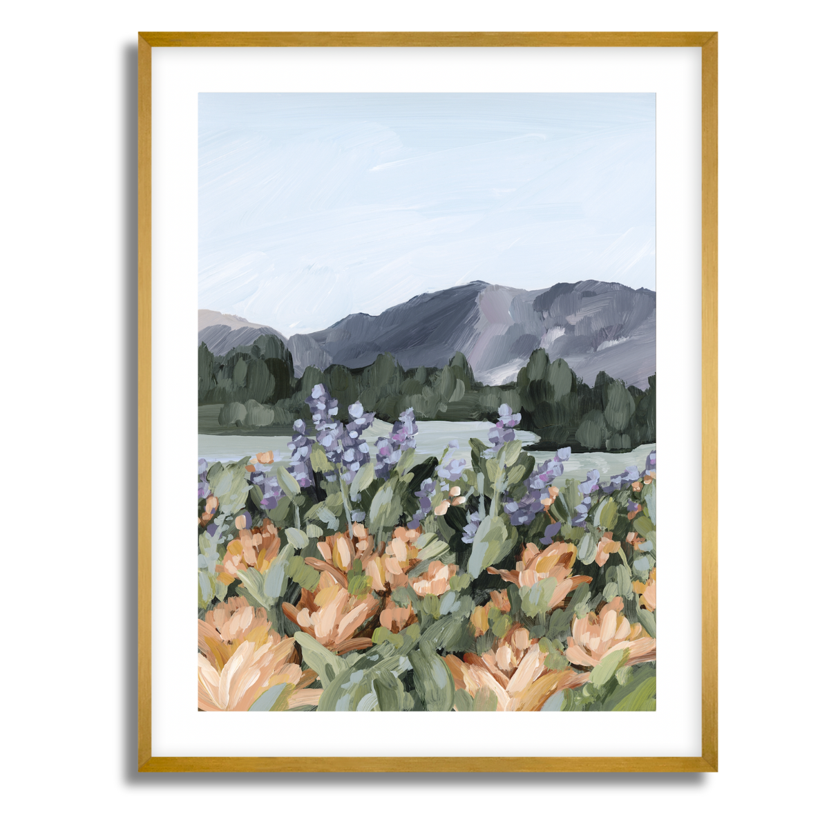 Rocky Mountain Summer Fine Art Paper Print