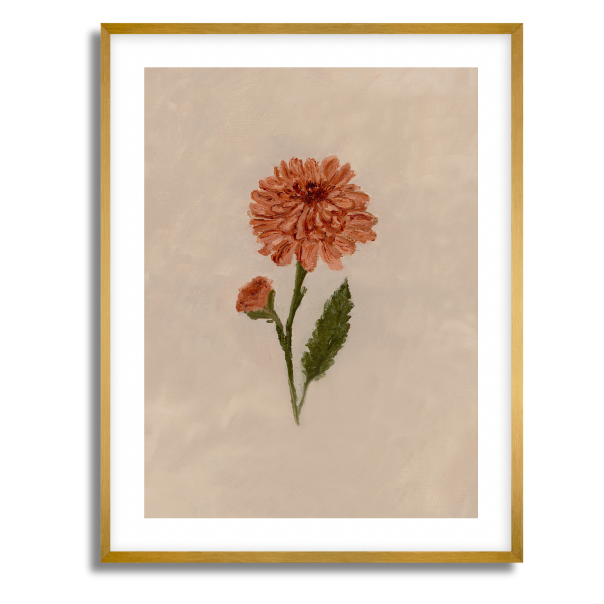 November Birth Flower Fine Art Paper Print