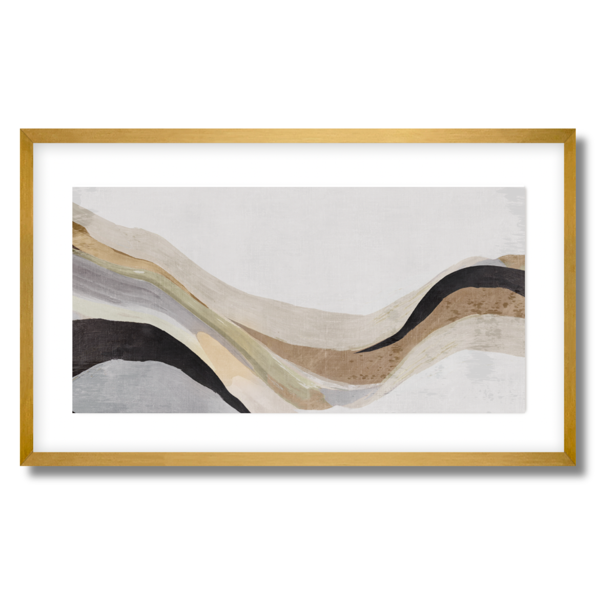 Luminous Waves Panorama Fine Art Paper Print