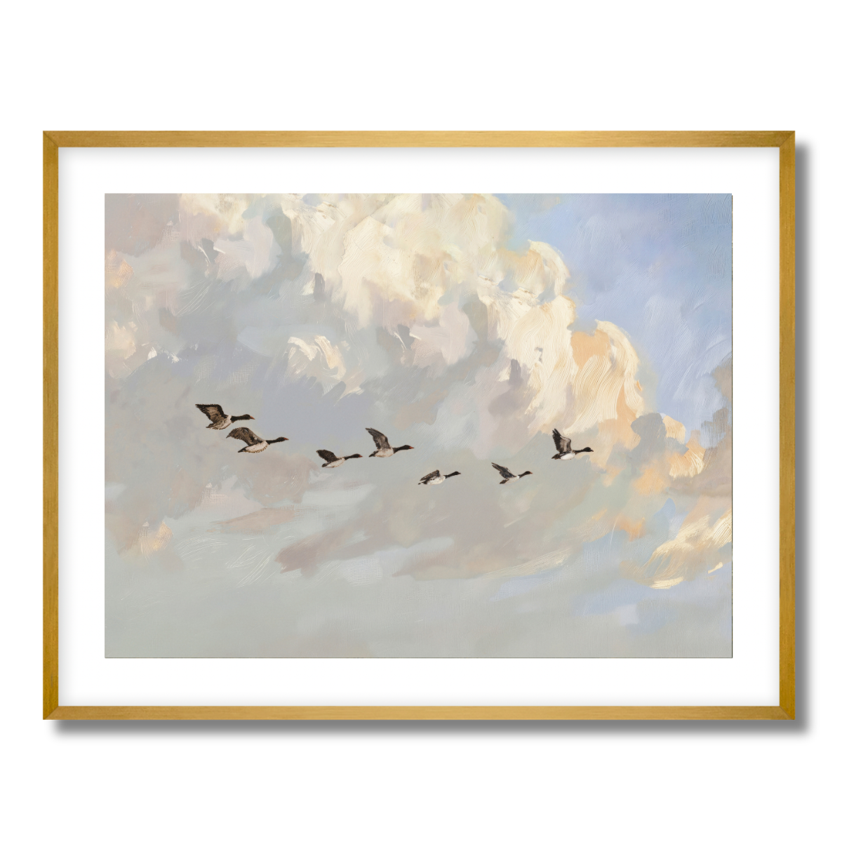 Flying Birds Fine Art Paper Print