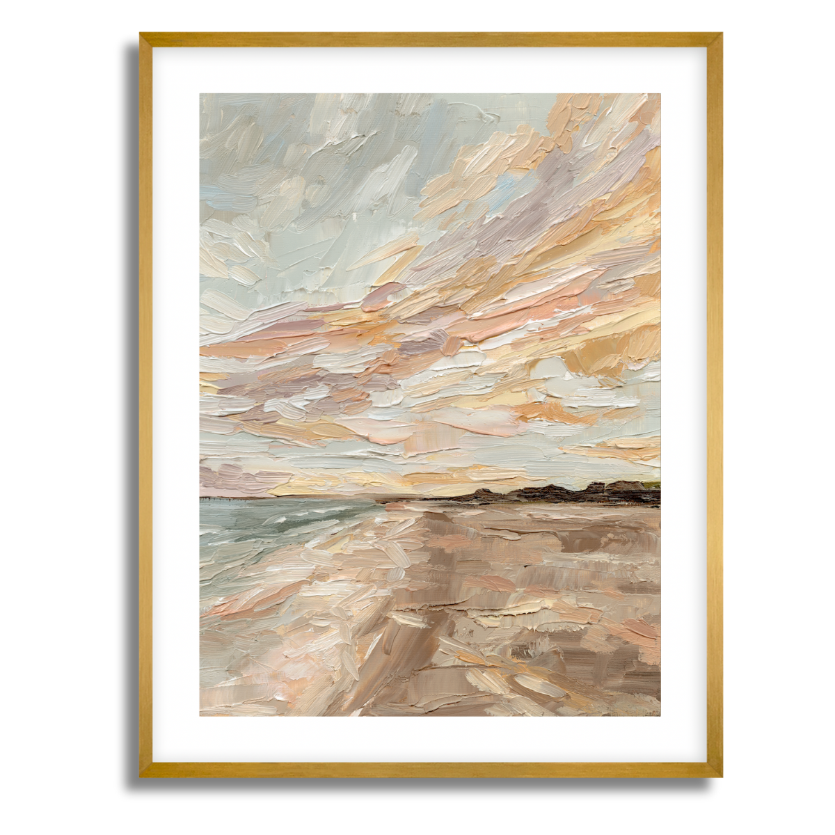 Looking For Seashells Fine Art Paper Print