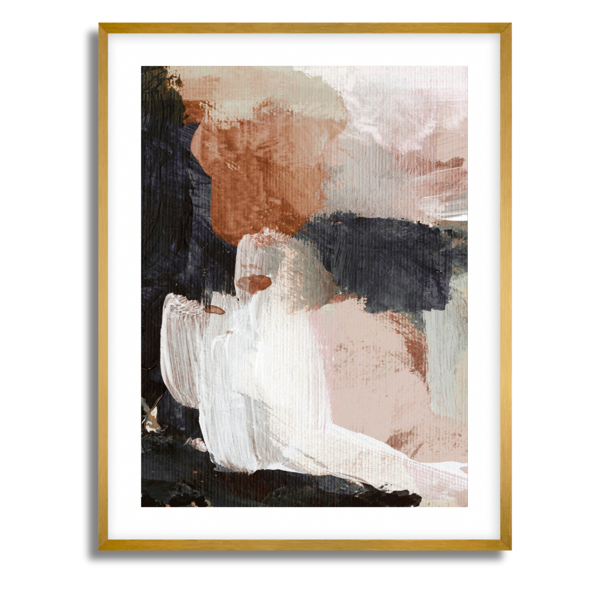 Earthly Abstract Fine Art Paper Print