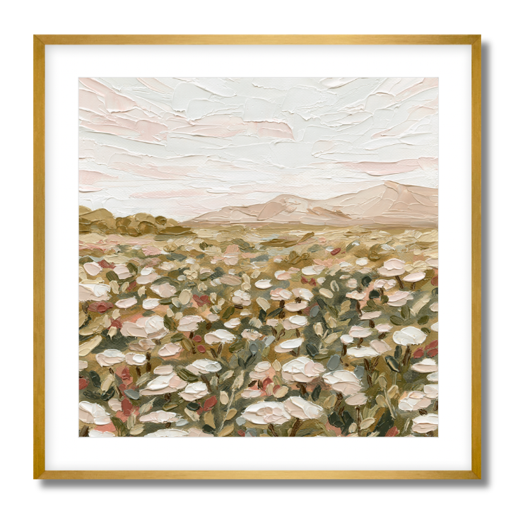 Summer Sway Square Fine Art Paper Print