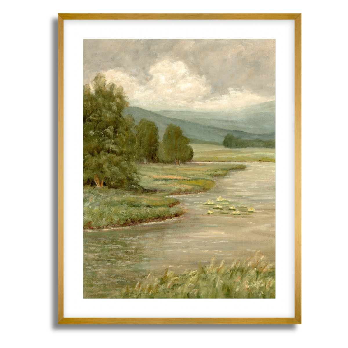 River Valley Fine Art Paper Print
