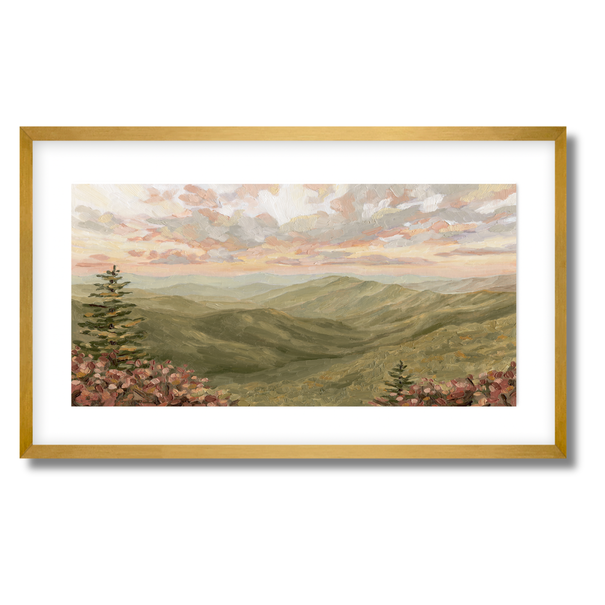 Shining Rock Panorama Fine Art Paper Print