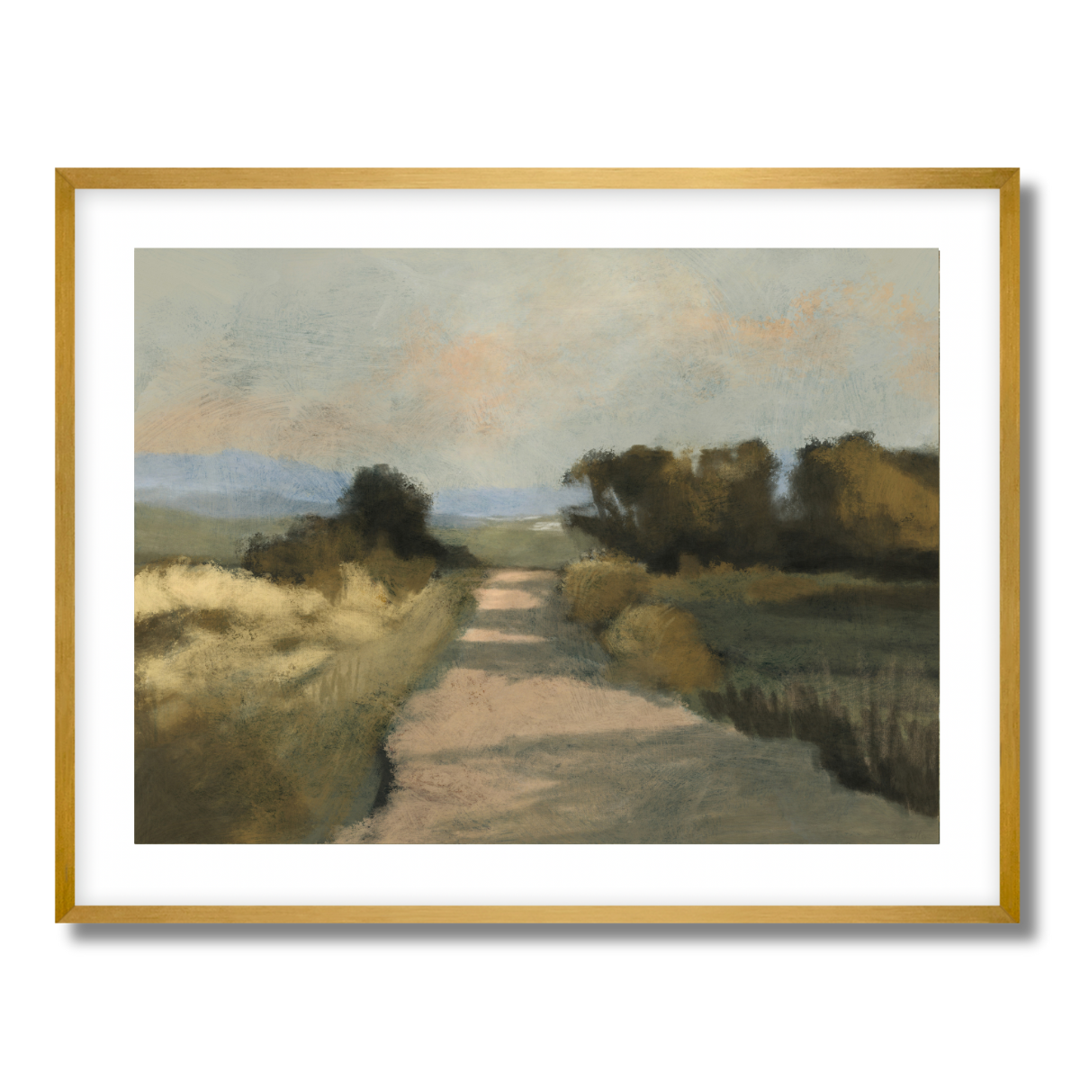 Country Walk Fine Art Paper Print
