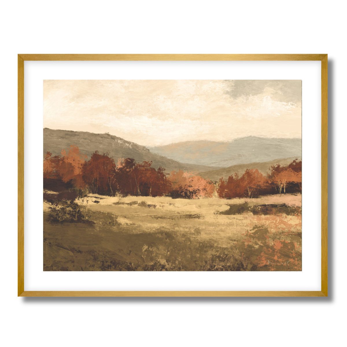 November Moor Fine Art Paper Print