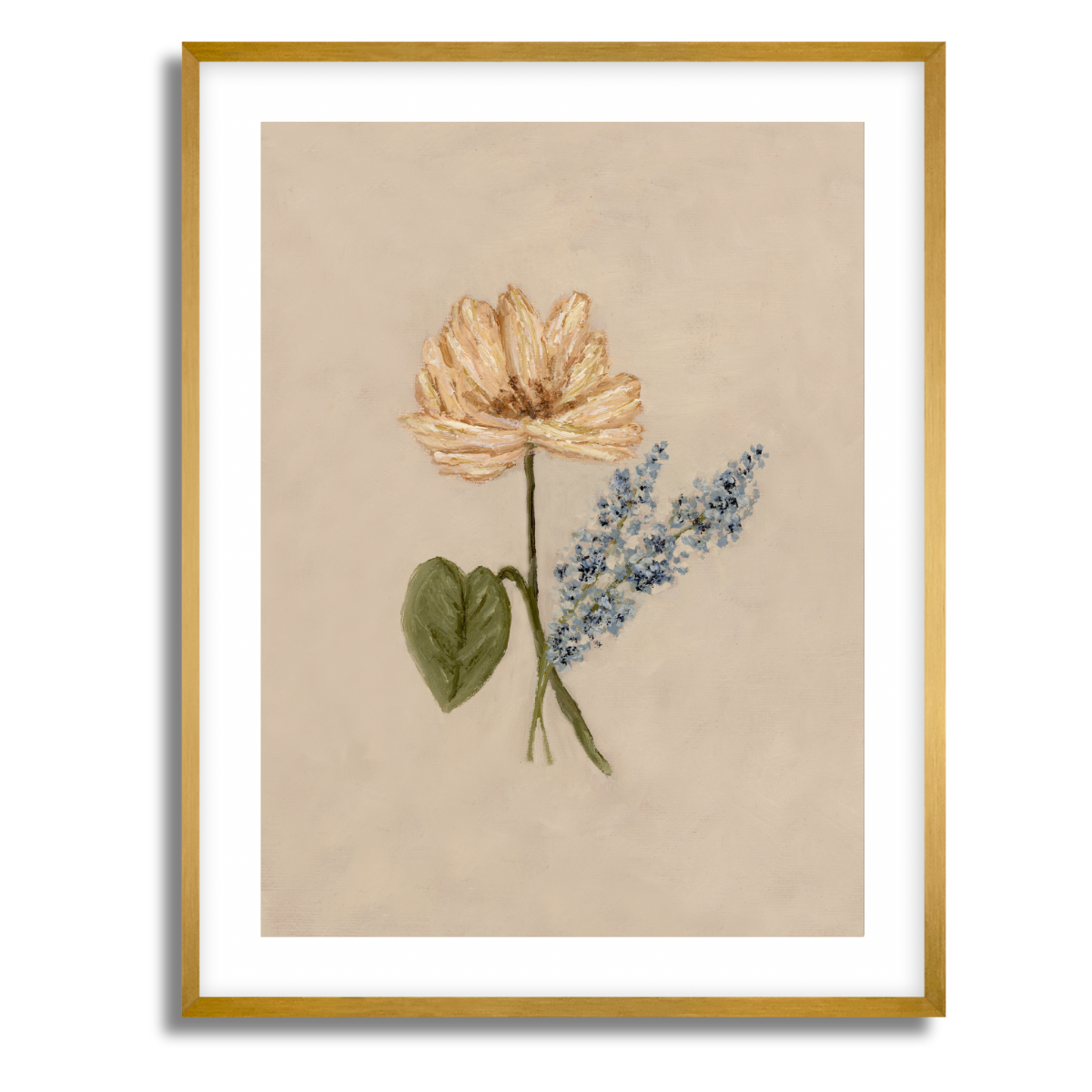 July Birth Flower Fine Art Paper Print