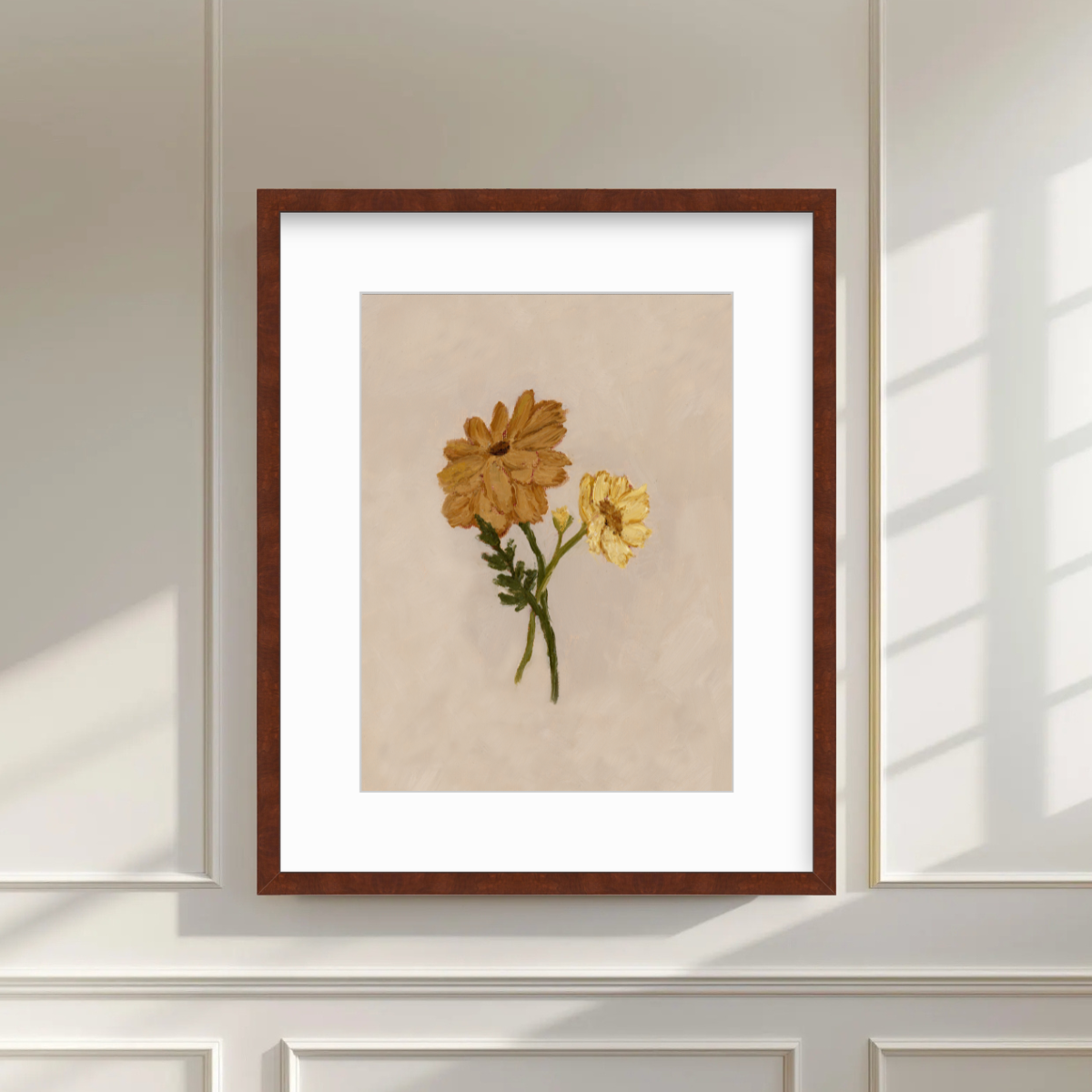 October Birth Flower Premium Fine Art Paper Print