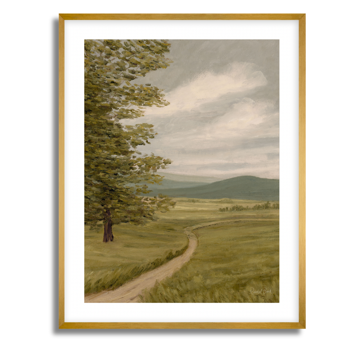 Mountain Path No 150 Fine Art Paper Print