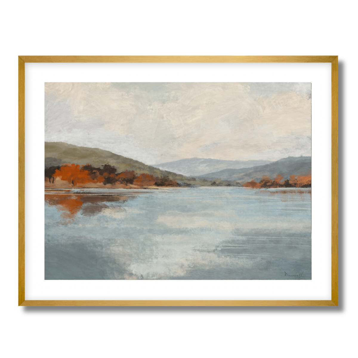 Autumn Waters Fine Art Paper Print