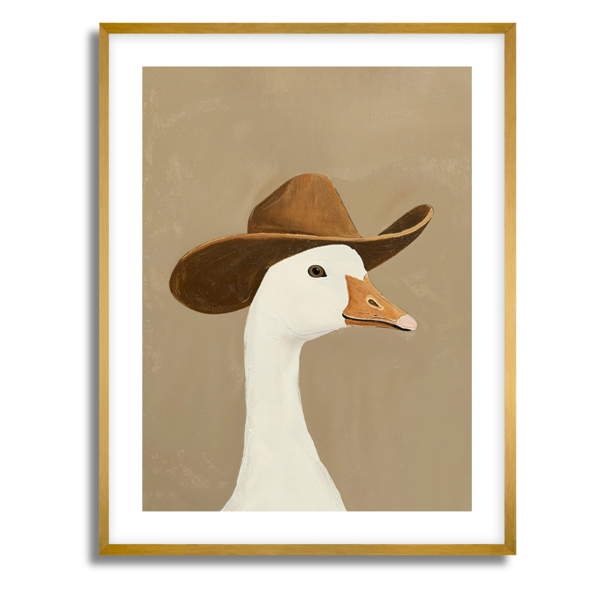 Silly Cowboy Fine Art Paper Print