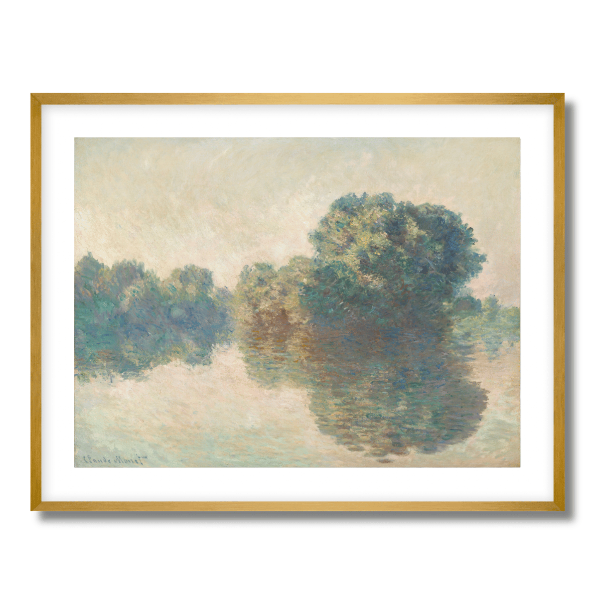The Seine at Giverny by Claude Monet 1897 Fine Art Paper Print