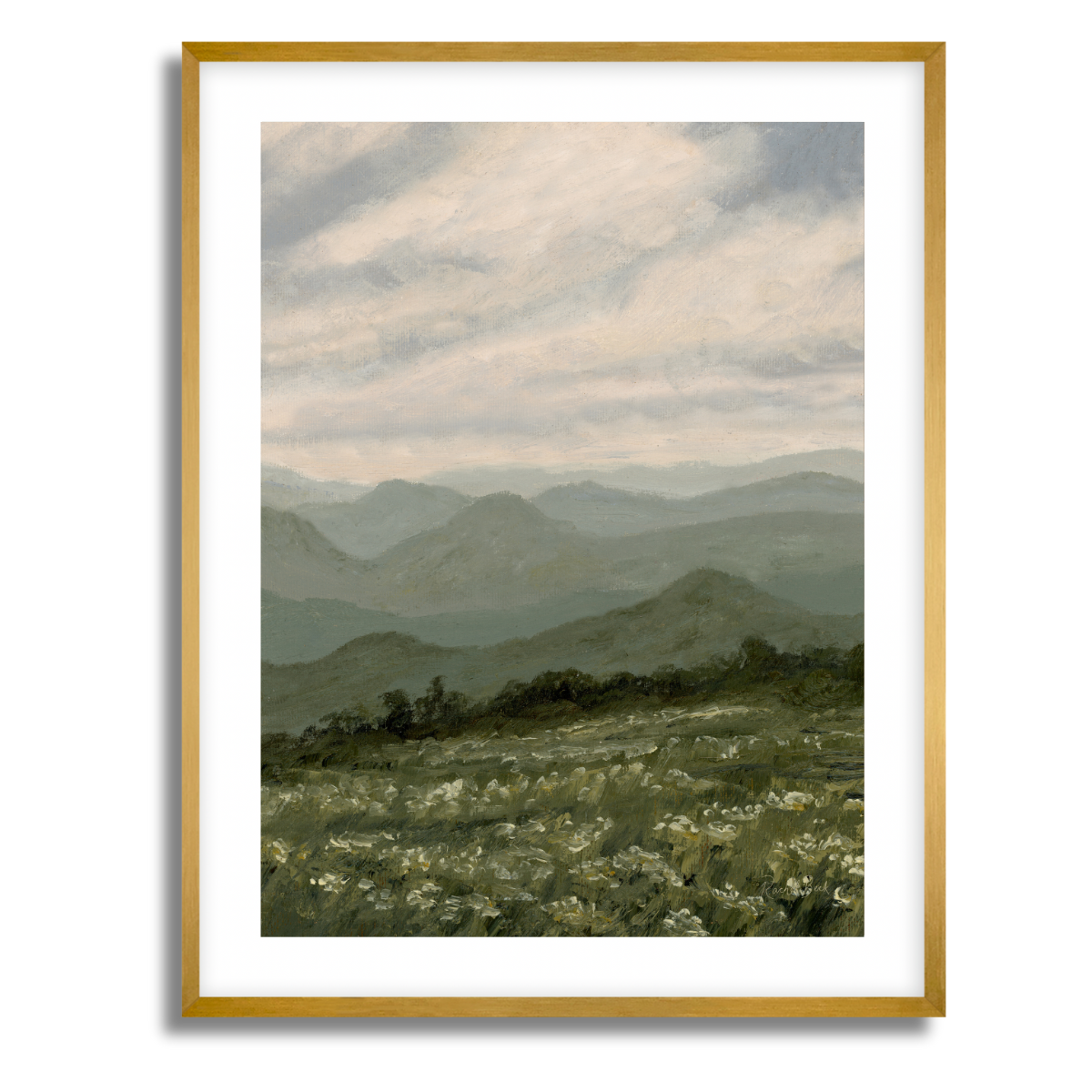 Smoky Mountains No 4 Fine Art Paper Print