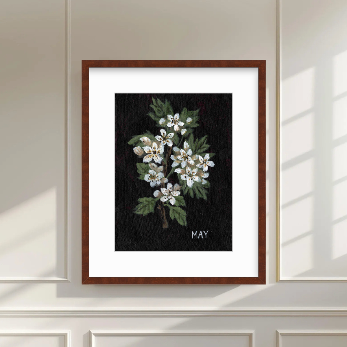 We Remember May Birth Flower Premium Fine Art Paper Print