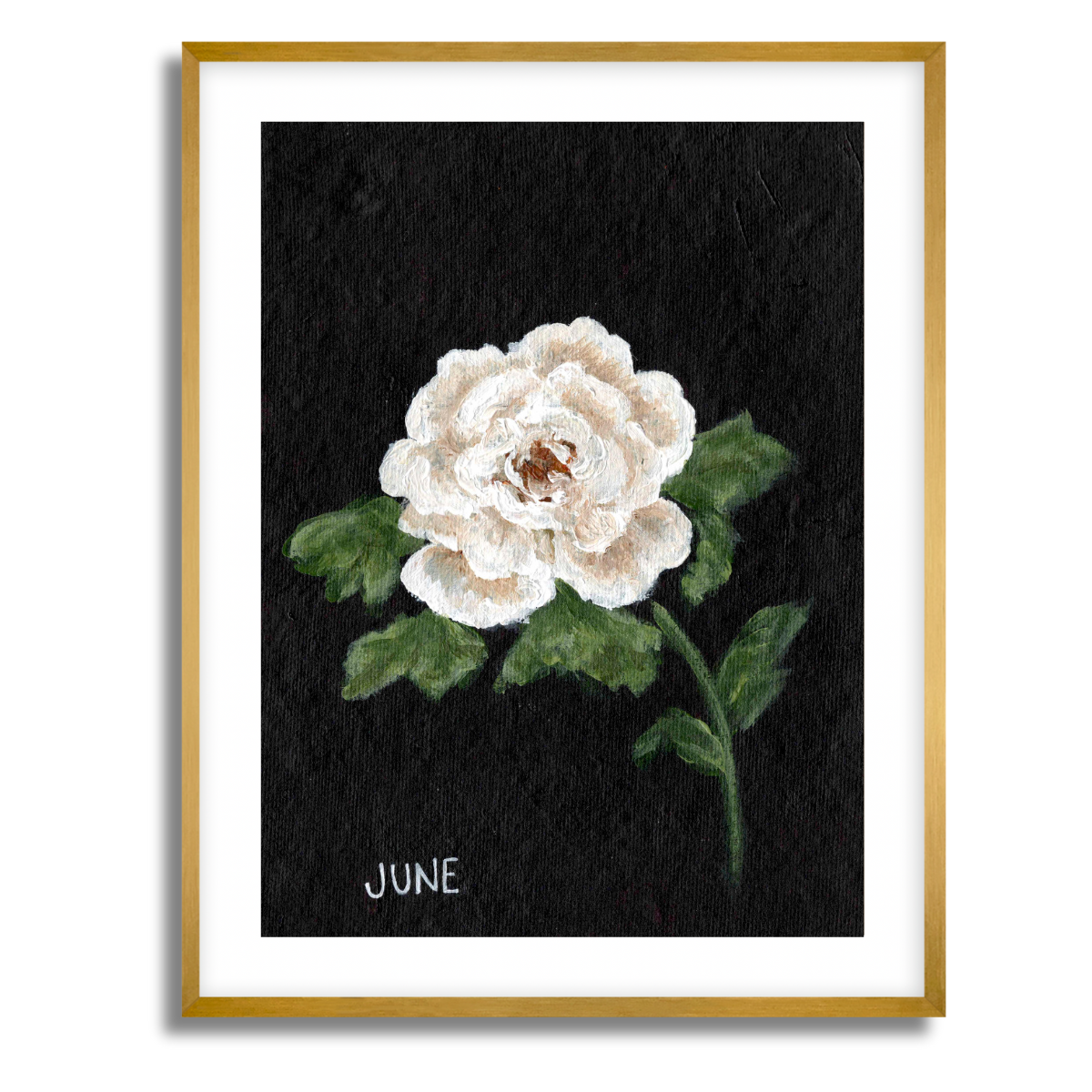 We Remember June Birth Flower Fine Art Paper Print