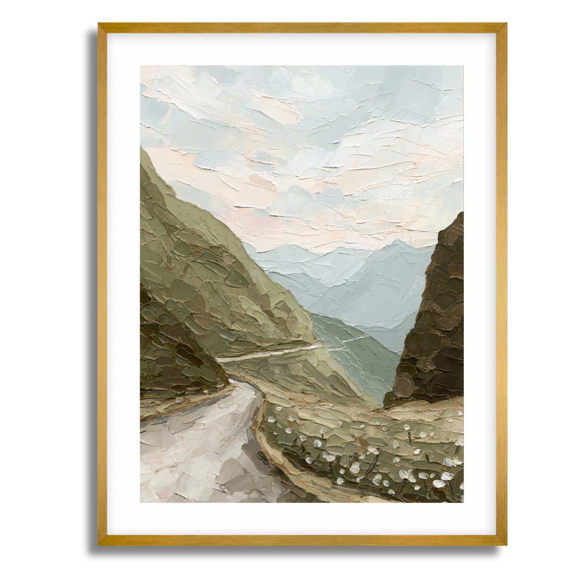 Country Roads Fine Art Paper Print