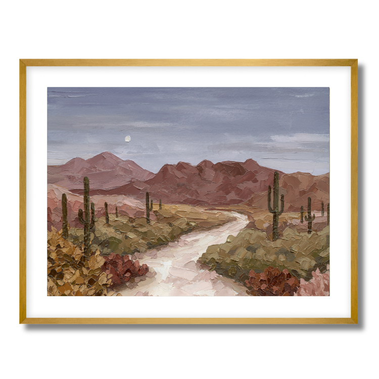 Desert Dusk Fine Art Paper Print