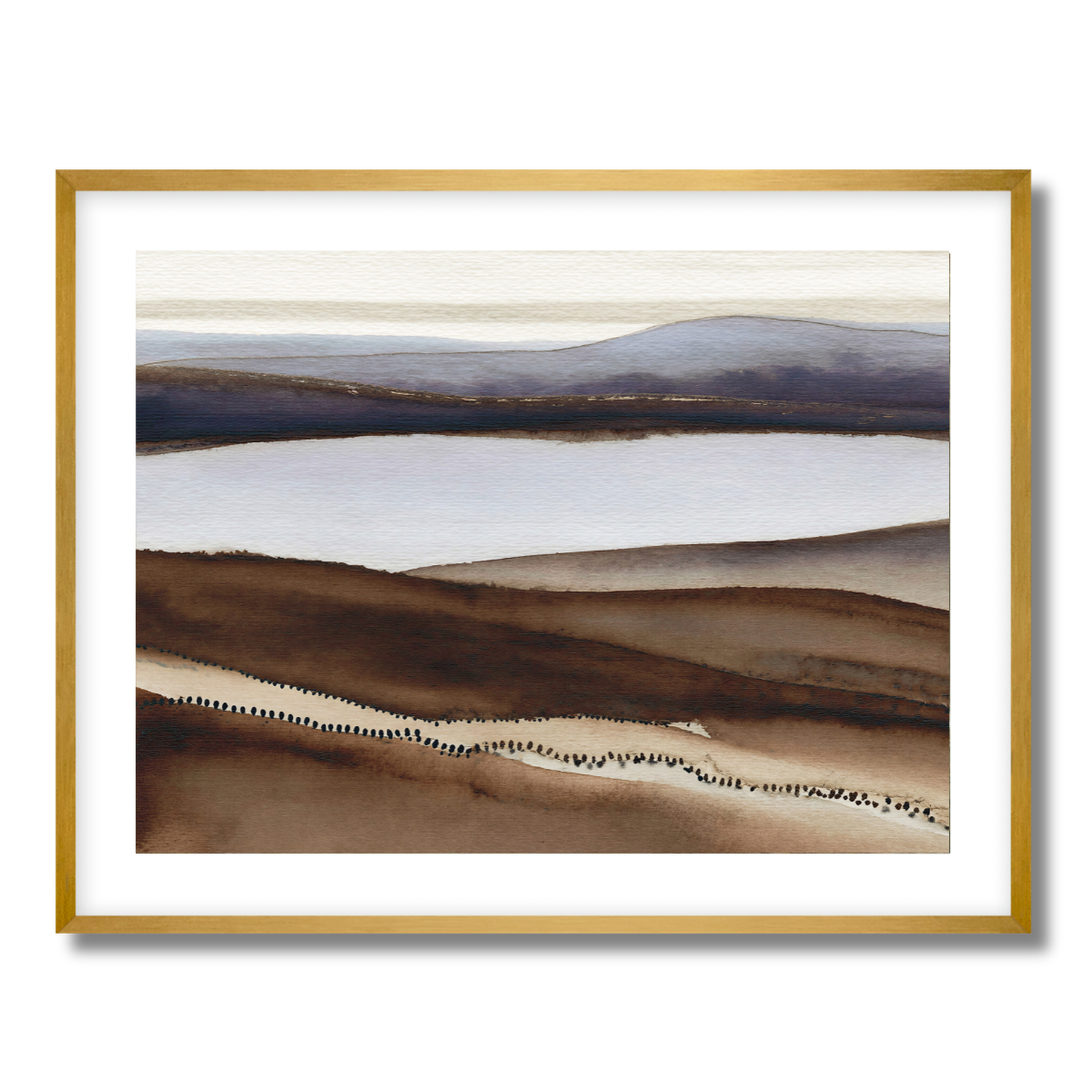 Quiet Shoreline Fine Art Paper Print
