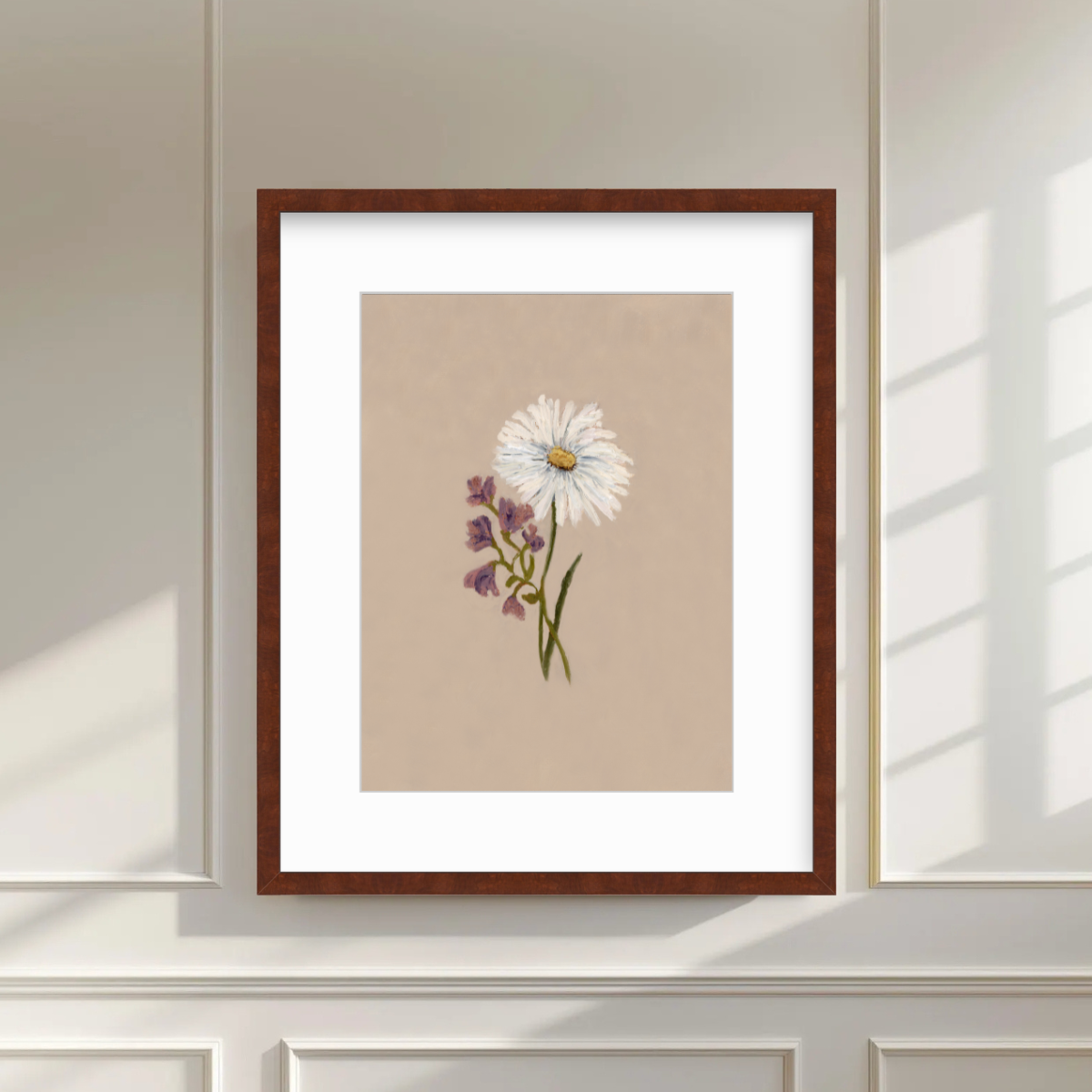 April Birth Flower Premium Fine Art Paper Print